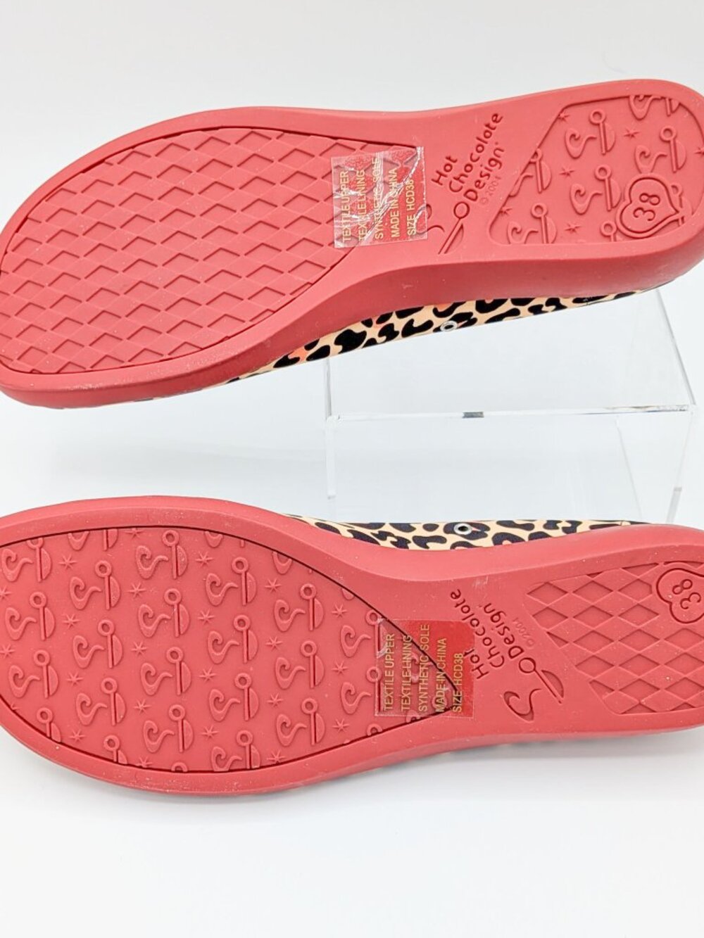 Hot Chocolate Design Chocolaticas Leopard print Mary Jane shoes NIB - size 8 - Picture 3 of 8